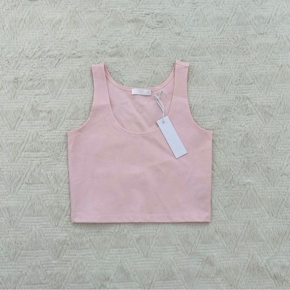 SABLYN pink cropped tank top NWT - Picture 1 of 3